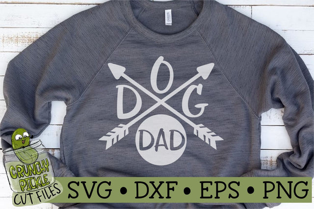Dog Dad Arrows SVG File SVG Crunchy Pickle 