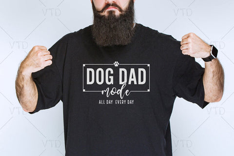Dog Dad Mode Svg Png Files, Paw print svg, Love dogs png, Pet Svg, Pet memorial svg, Dog Lover Svg, Dad Shirt Svg, Dad Svg, Dog dad svg, cheer dad svg SVG DesignDestine 