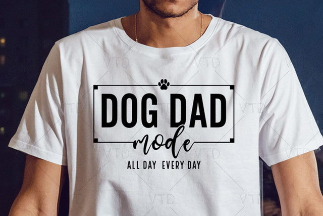 Dog Dad Mode Svg Png Files, Paw print svg, Love dogs png, Pet Svg, Pet memorial svg, Dog Lover Svg, Dad Shirt Svg, Dad Svg, Dog dad svg, cheer dad svg SVG DesignDestine 