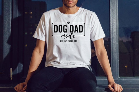 Dog Dad Mode Svg Png Files, Paw print svg, Love dogs png, Pet Svg, Pet memorial svg, Dog Lover Svg, Dad Shirt Svg, Dad Svg, Dog dad svg, cheer dad svg SVG DesignDestine 
