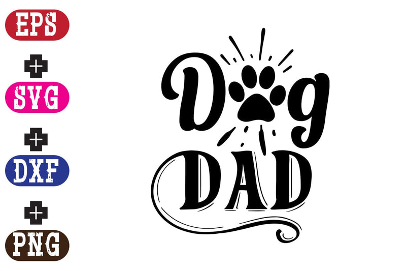 Dog Dad SVG Nurstore 