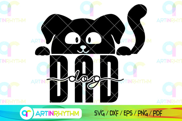 Dog dad svg SVG Artinrhythm shop 