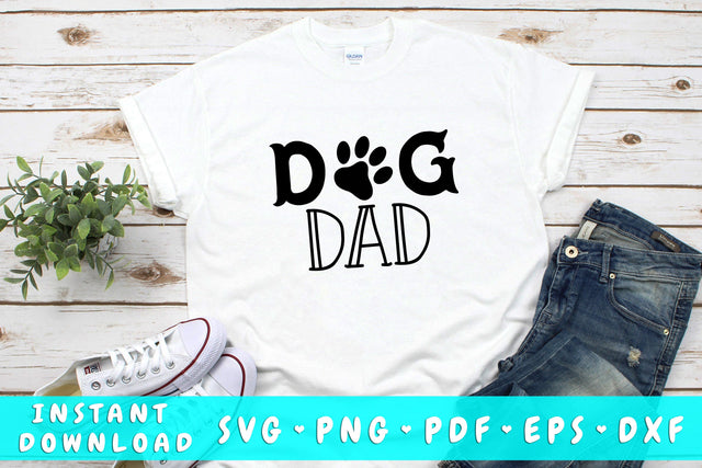 Dog Dad SVG SVG HappyDesignStudio 
