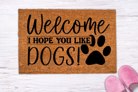 Dog Door Mat SVG Bundle