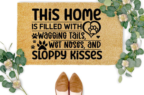 Dog Doormat SVG Bundle SVG DESIGNISTIC 