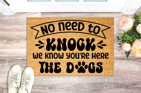 Dog Doormat SVG Bundle SVG DESIGNISTIC 