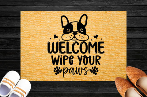 Dog Doormat SVG Bundle SVG DESIGNISTIC 