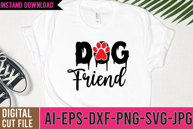 Dog Friend SVG Cut File , Dog SVG Bundle SVG BlackCatsMedia 