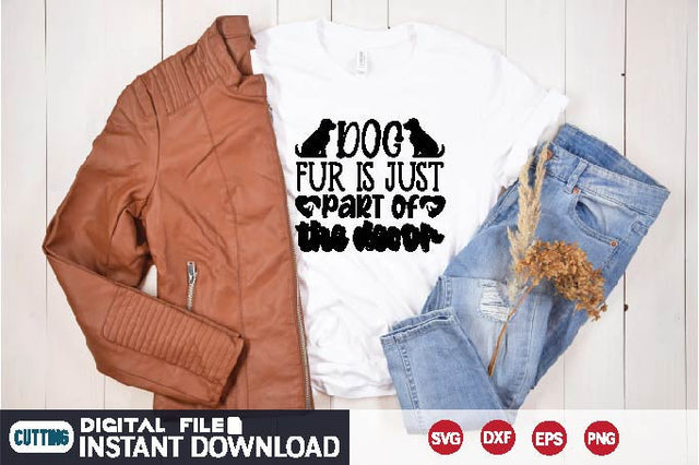 dog fur is just part of the decor svg SVG designer krishna 