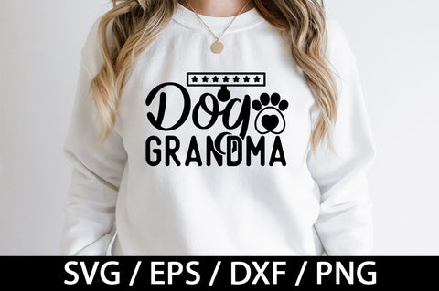 Dog grandma svg SVG akazaddesign 