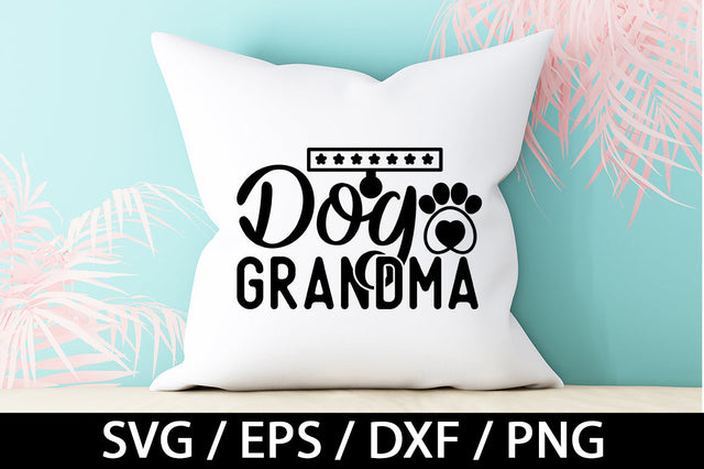 Dog grandma svg SVG akazaddesign 