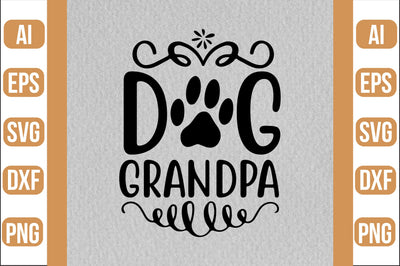 Dog Grandpa svg SVG shah alam 