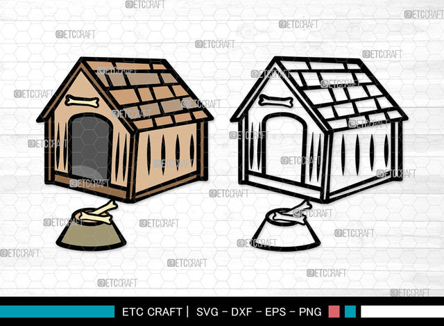 Dog House SVG | Dog Svg | Dog Paw Svg | Dog Bone Svg | Dog Home Clipart SVG ETC Craft 