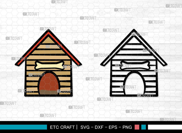 Dog House SVG | Dog Svg | Dog Paw Svg | Dog Bone Svg | Dog Home Clipart SVG ETC Craft 