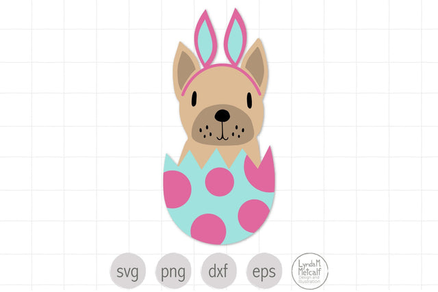 Dog in Easter Egg svg, Easter svg, Cute Easter svg for Kids SVG Lynda M Metcalf 