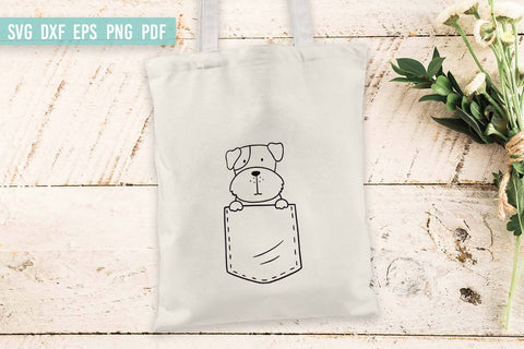 Dog in Pocket SVG Bundle | Pocket pets SVG SVG Irina Ostapenko 
