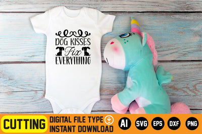 Dog Kisses Fix Everything SVG CraftlabSvg29 