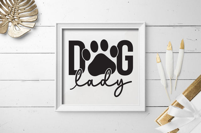 Dog lady SVG SVGista 