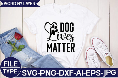 Dog Lives Matter svg SVG Studio Innate 