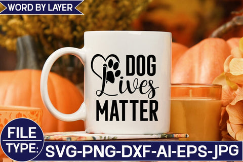 Dog Lives Matter svg SVG Studio Innate 