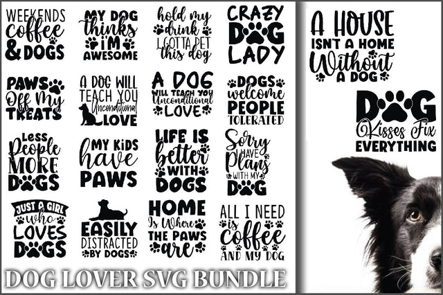 Dog Lover Svg Bundle SVG Creativeart88 