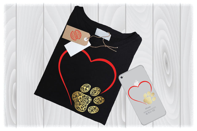 Dog Lover SVG Files for Cricut Designs | Paw Print SVG Files SVG My Sew Cute Boutique 