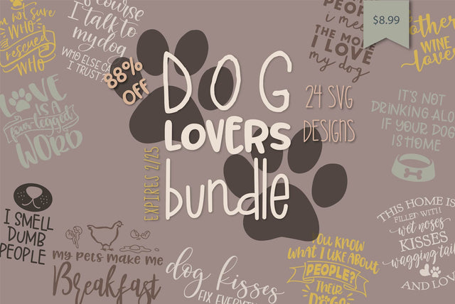 Dog Lovers Bundle Bundle So Fontsy Design Shop 