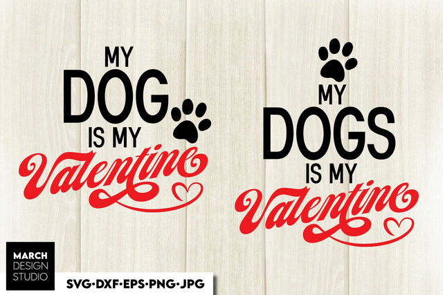 Dog Lovers Valentine Day SVG, Dog Lover SVG, Cat Valentine SVG, Funny Cat Lover SVG SVG March Design Studio 