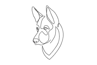 Dog machine embroidery design, 5 sizes. Embroidery/Applique DESIGNS ArtEMByNatalia 