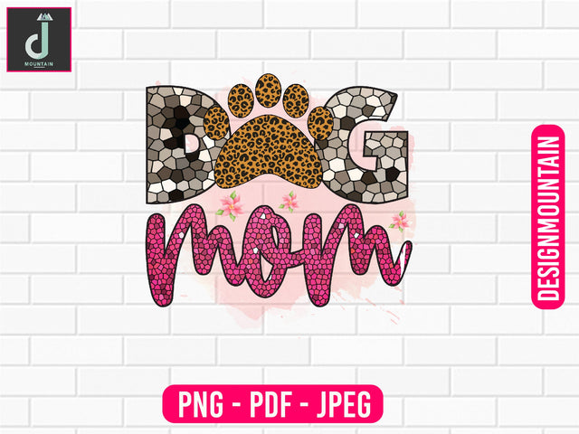 Dog Mama, Dog Mom Western Leopard PNG Design Sublimation Sublimation Alihossainbd 
