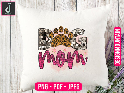 Dog Mama, Dog Mom Western Leopard PNG Design Sublimation Sublimation Alihossainbd 