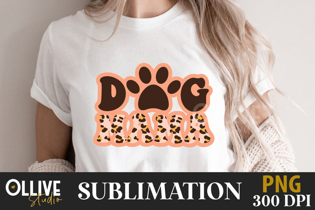 Dog Mama Retro SVG SVG Ollive Studio 