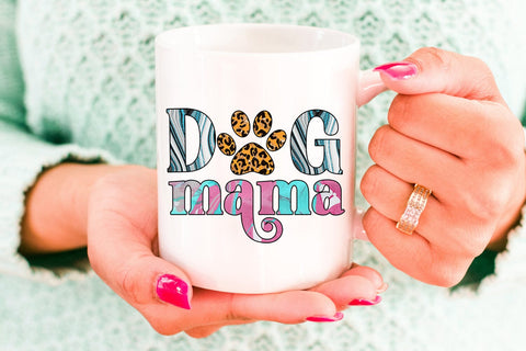 Dog Mama Sublimation PNG Sublimation Happy Printables Club 