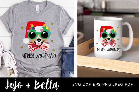 dog mama svg, pet christmas svg, fur mom svg, pet ornament svg, trendy svg SVG Jojo&Bella 