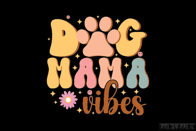 Dog Mama Vibes Sublimation bundle Sublimation designmaster24 