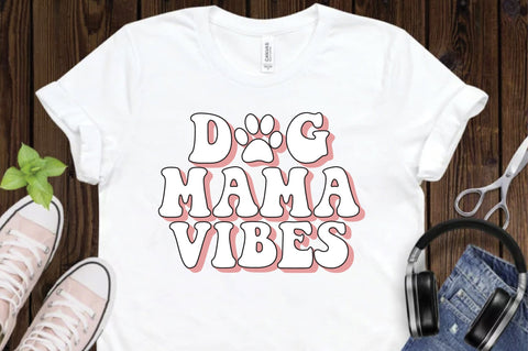 Dog mama Vibes Svg Design SVG Creativeart88 