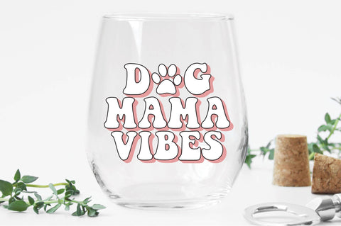Dog mama Vibes Svg Design SVG Creativeart88 