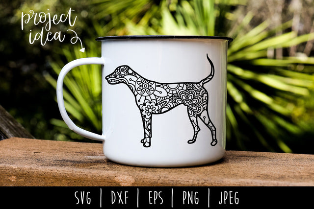 Dog Mandala Zentangle SVG SavoringSurprises 