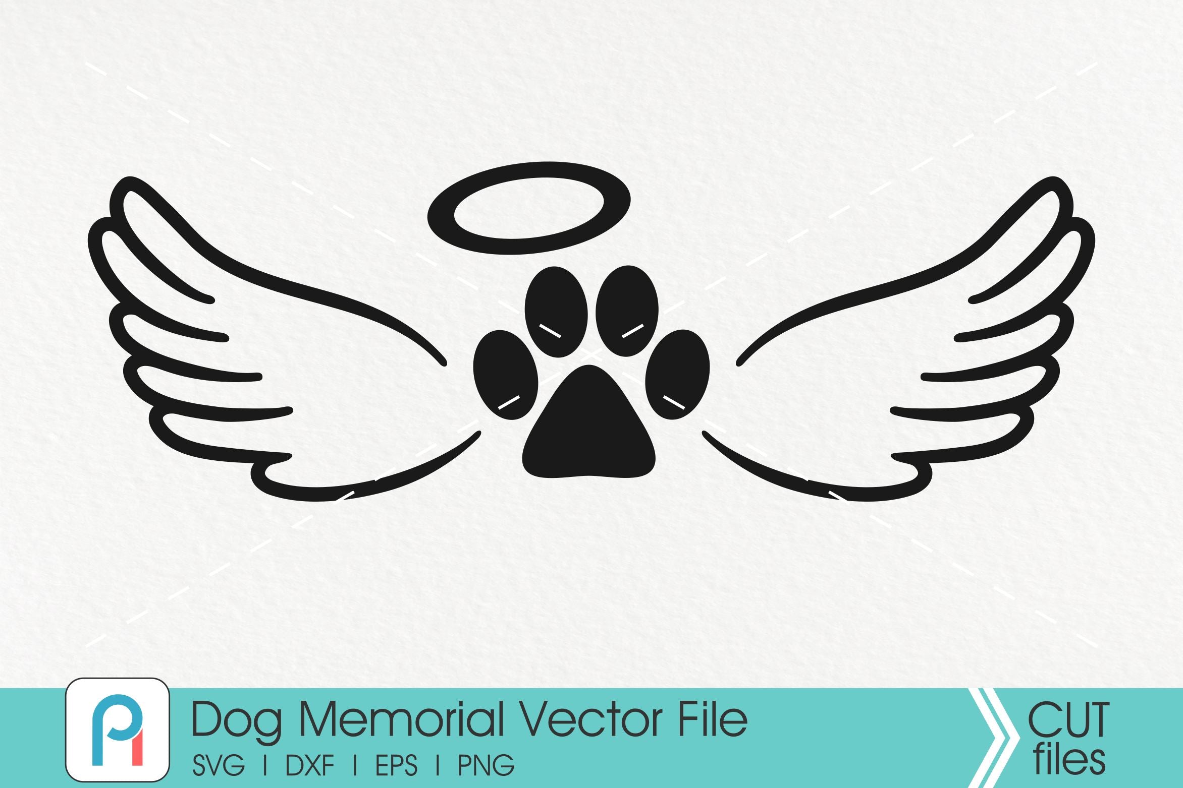 Dog Memorial Svg, Dog Remembrance Svg, Paw Svg, Dog Svg, Svg - So Fontsy