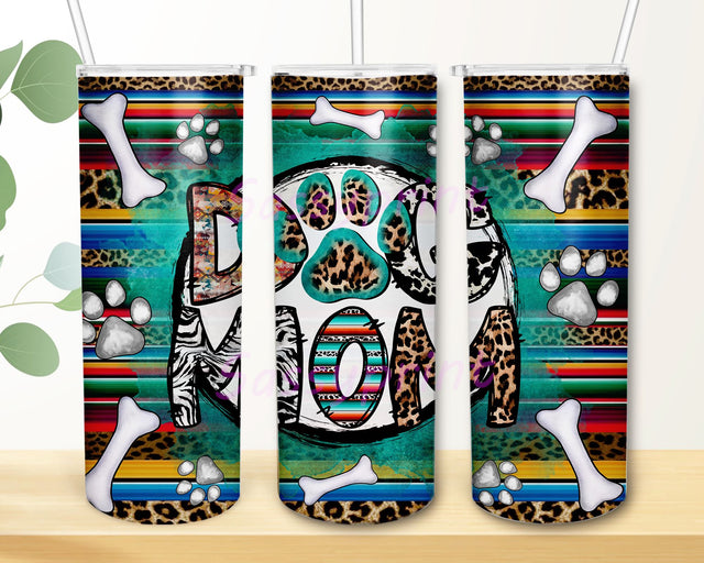 Dog Mom 20oz Skinny Design Dog Mom Tumbler Wrap Sublimation Download PNG Sublimation sassyprint 