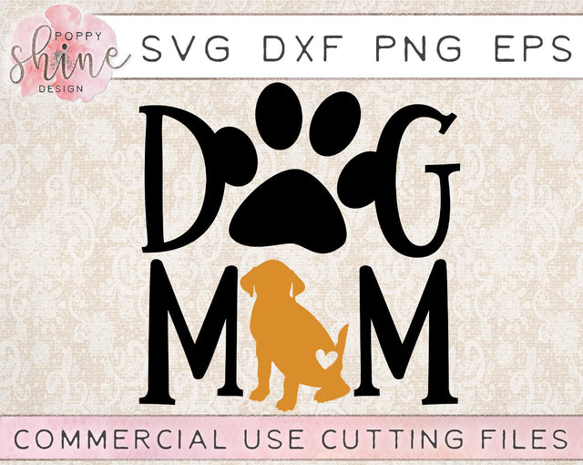 Dog Mom Beagle SVG Poppy Shine Design 