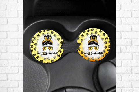 Dog mom PNG | Messy bun sublimation | Pet paws Sublimation Svetana Studio 