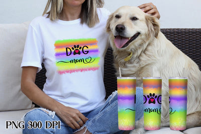 Dog mom sublimation | Tumbler wrap design Sublimation Svetana Studio 