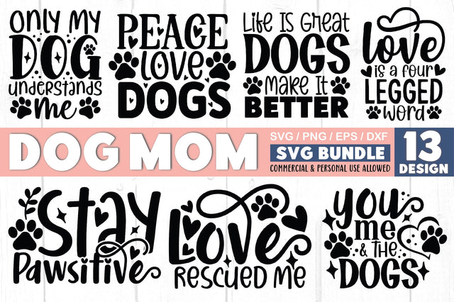 Dog Mom SVG Bundle SVG Ariyan 