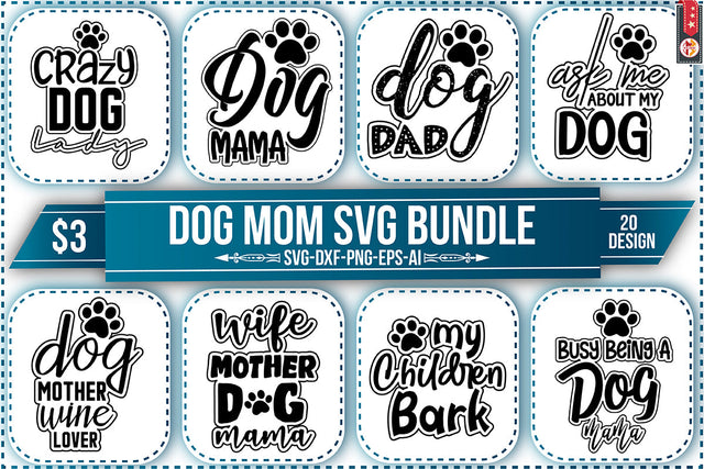 Dog Mom SVG Bundle SVG Nbd161 