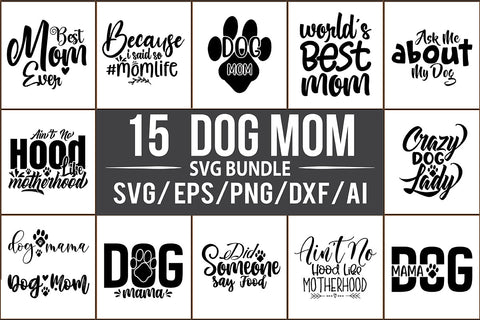 Dog Mom SVG BundleFile SVG orpitasn 