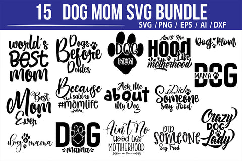 Dog Mom SVG BundleFile SVG orpitasn 