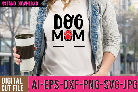 Dog Mom SVG Cut File SVG BlackCatsMedia 