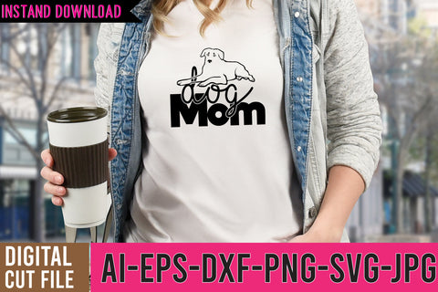 Dog Mom SVG Cut File SVG BlackCatsMedia 