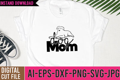 Dog Mom SVG Cut File SVG BlackCatsMedia 